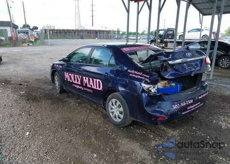 2011 Toyota Corolla Le from USA, damaged, VIN 2T1BU4EE2BC637490